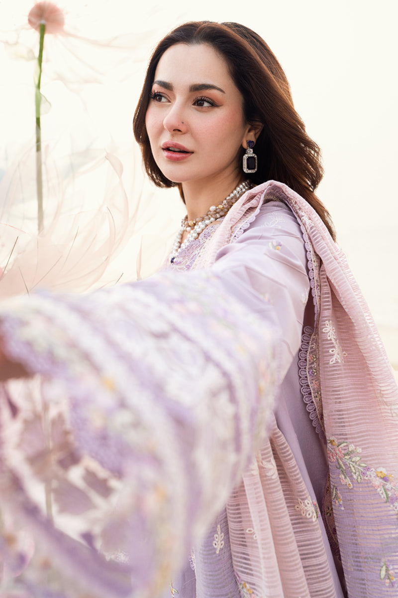 Qalamkar Sahil Embroidered Lawn Unstitched 3Pc Suit FK-09 EVELYN