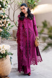 Qalamkar Sahil Embroidered Lawn Unstitched 3Pc Suit FK-11 VIOLET