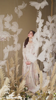 Qalamkar Sahil Embroidered Lawn Unstitched 3Pc Suit FK-12 LILY