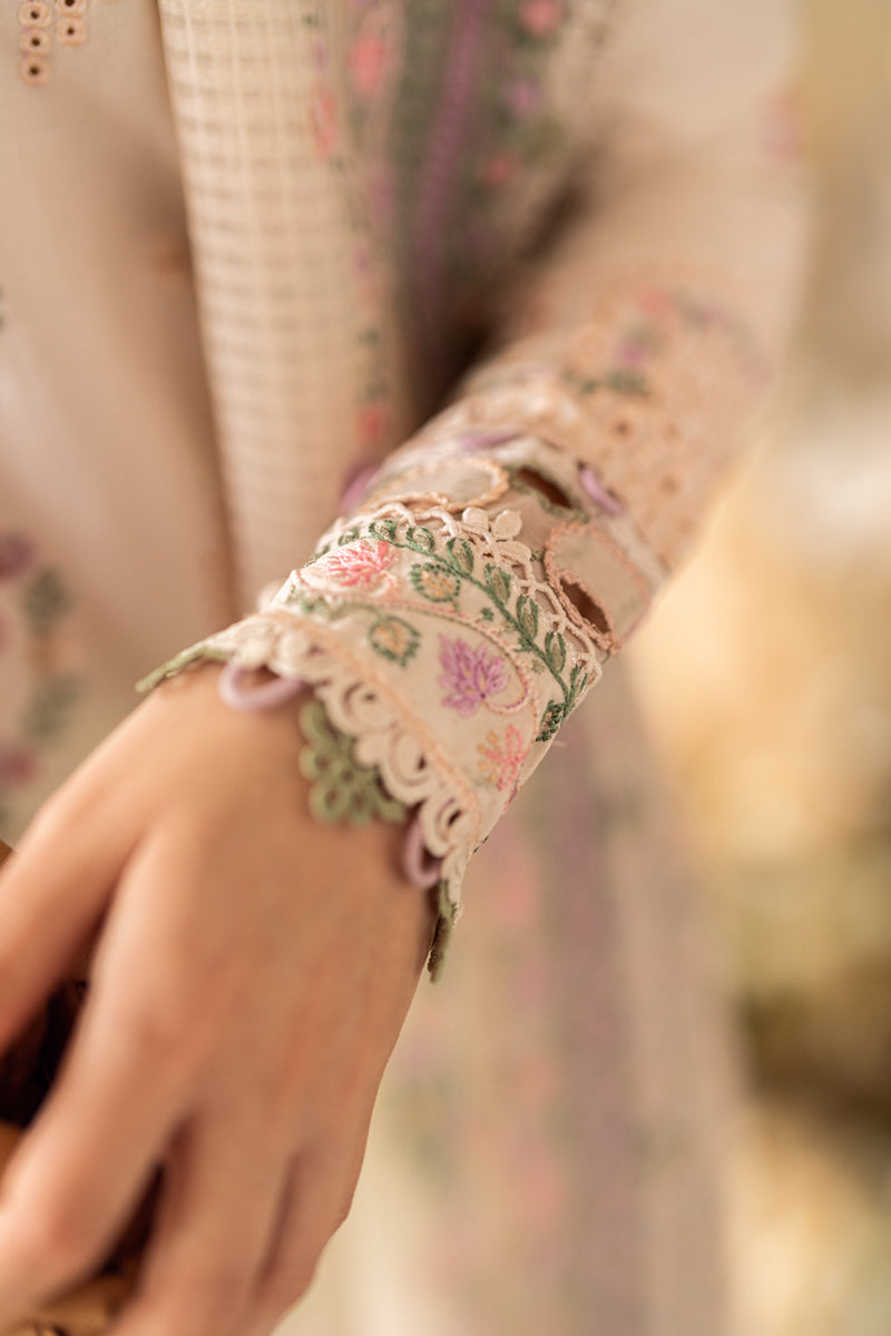 Qalamkar Sahil Embroidered Lawn Unstitched 3Pc Suit FK-12 LILY