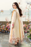 Qalamkar Sahil Embroidered Lawn Unstitched 3Pc Suit FK-14 SCARLETT