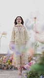 Qalamkar Sahil Embroidered Lawn Unstitched 3Pc Suit FK-14 SCARLETT