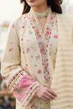 Qalamkar Sahil Embroidered Lawn Unstitched 3Pc Suit FK-14 SCARLETT