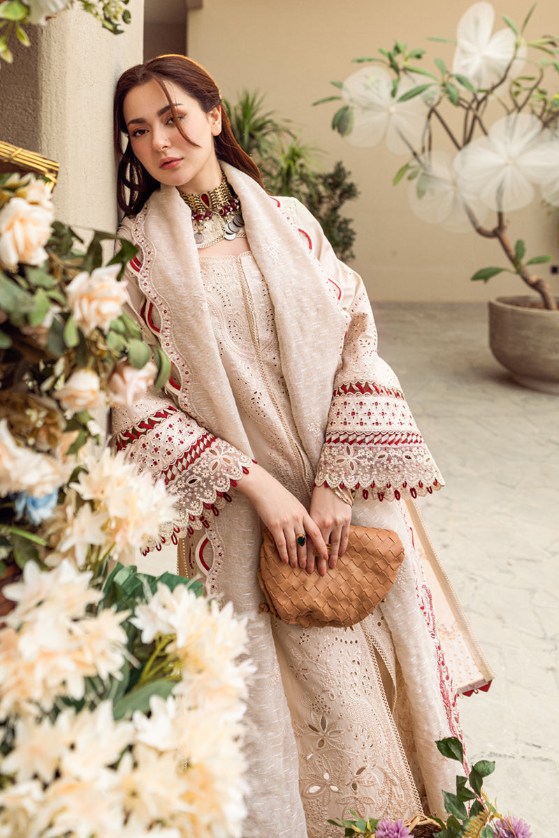 Qalamkar Sahil Embroidered Lawn Unstitched 3Pc Suit FK-16 ANAYA