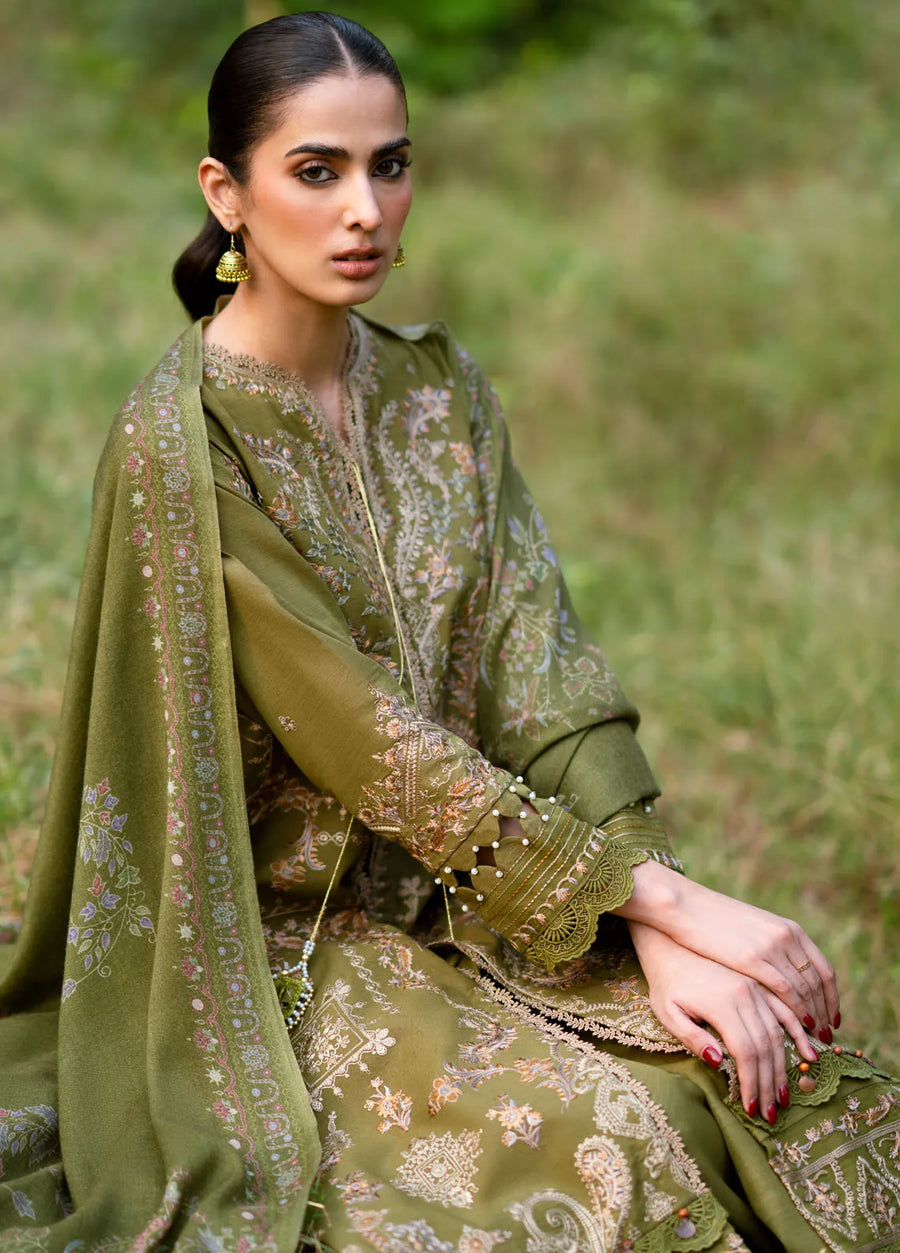 Serenity by Florent Embroidered Khaddar Unstitched 3Pc Suit FL-06A