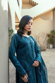 Florent Luxury Embroidered Lawn Unstitched 3Pc Suit FL-01B