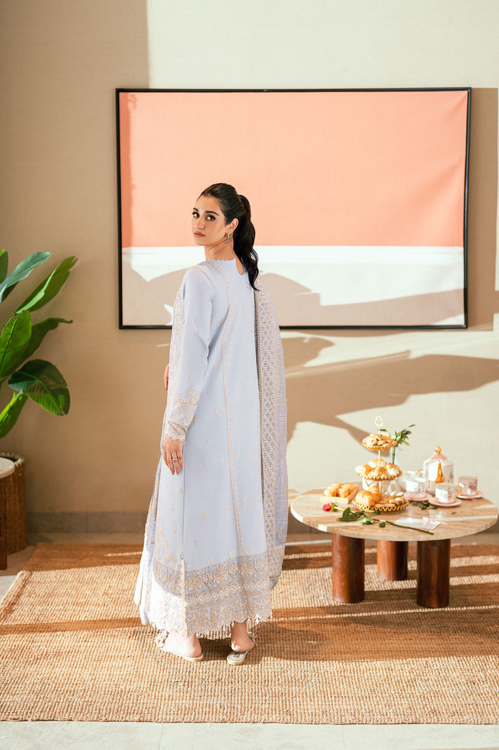 Florent Luxury Embroidered Lawn Unstitched 3Pc Suit FL-02B