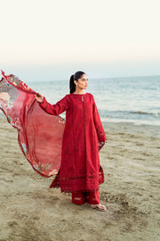 Florent Luxury Embroidered Lawn Unstitched 3Pc Suit FL-03A