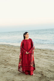 Florent Luxury Embroidered Lawn Unstitched 3Pc Suit FL-03A