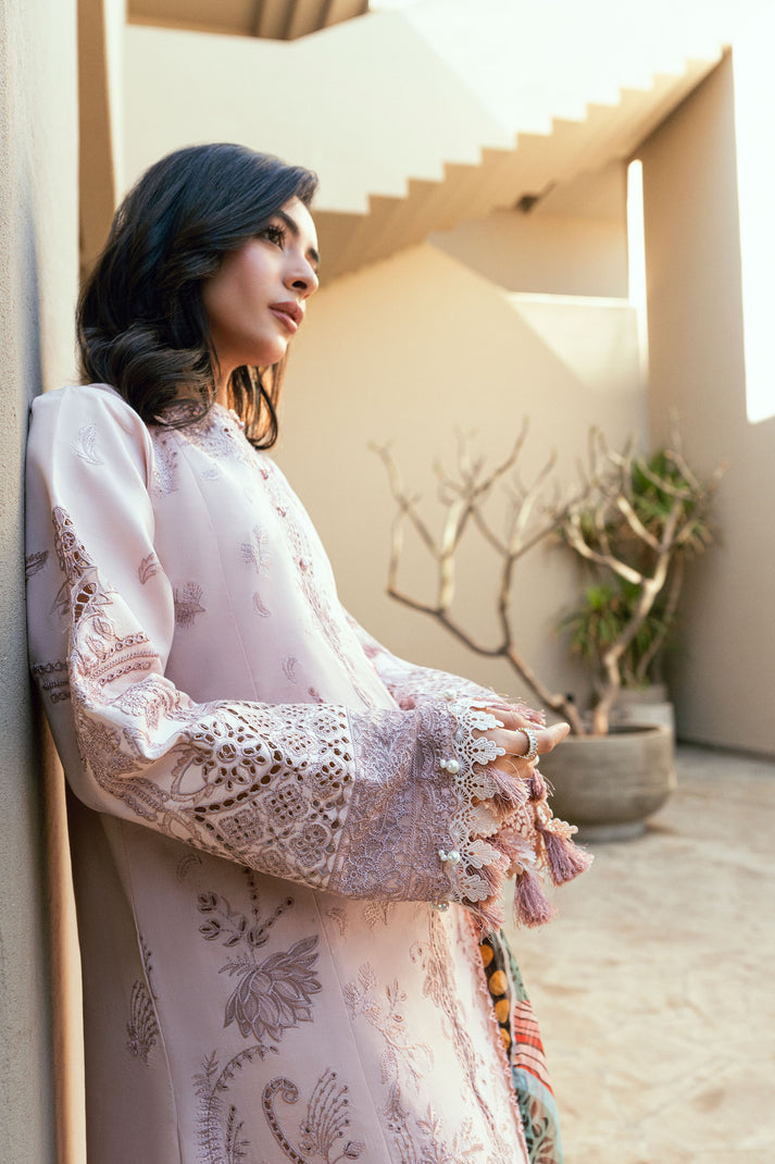 Florent Luxury Embroidered Lawn Unstitched 3Pc Suit FL-03B