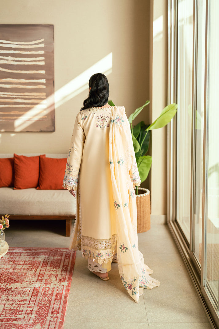 Florent Luxury Embroidered Lawn Unstitched 3Pc Suit FL-05B