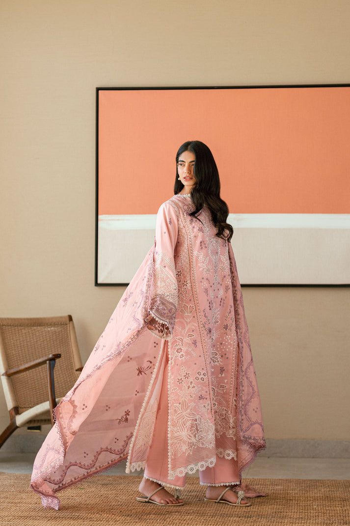 Florent Luxury Embroidered Lawn Unstitched 3Pc Suit FL-06A