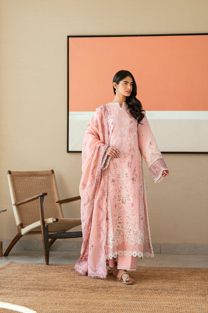 Florent Luxury Embroidered Lawn Unstitched 3Pc Suit FL-06A