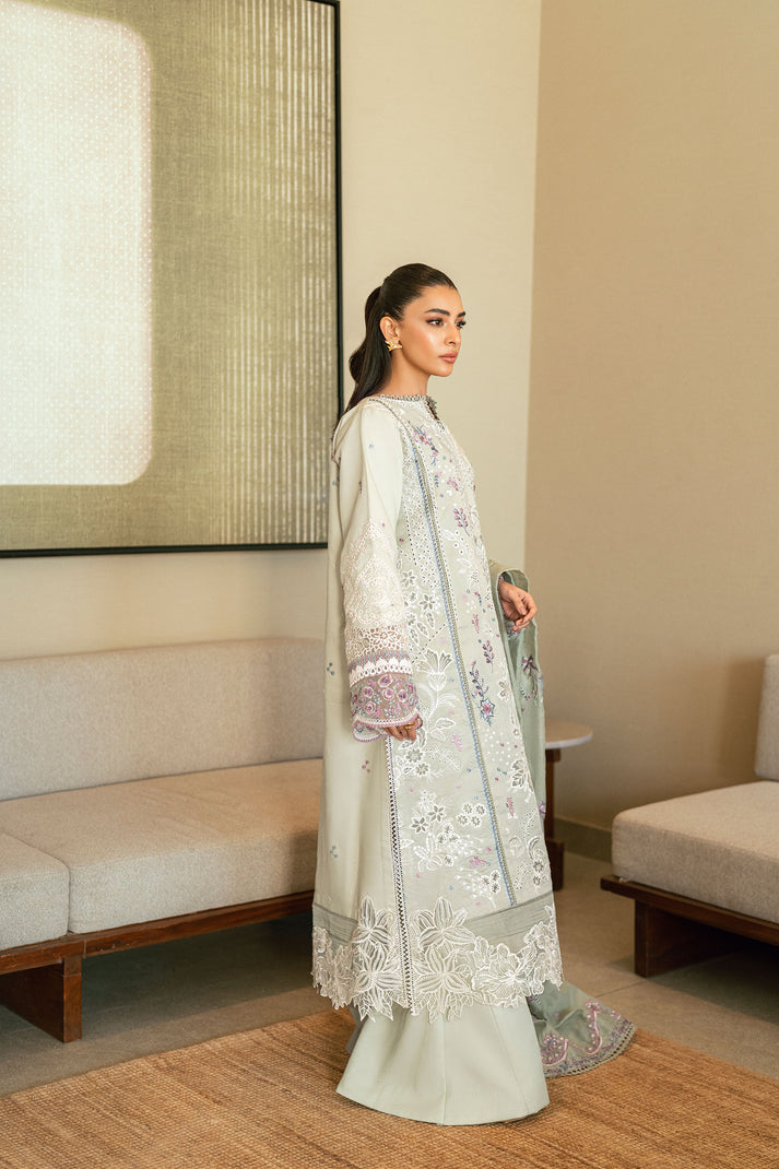 Florent Luxury Embroidered Lawn Unstitched 3Pc Suit FL-06B