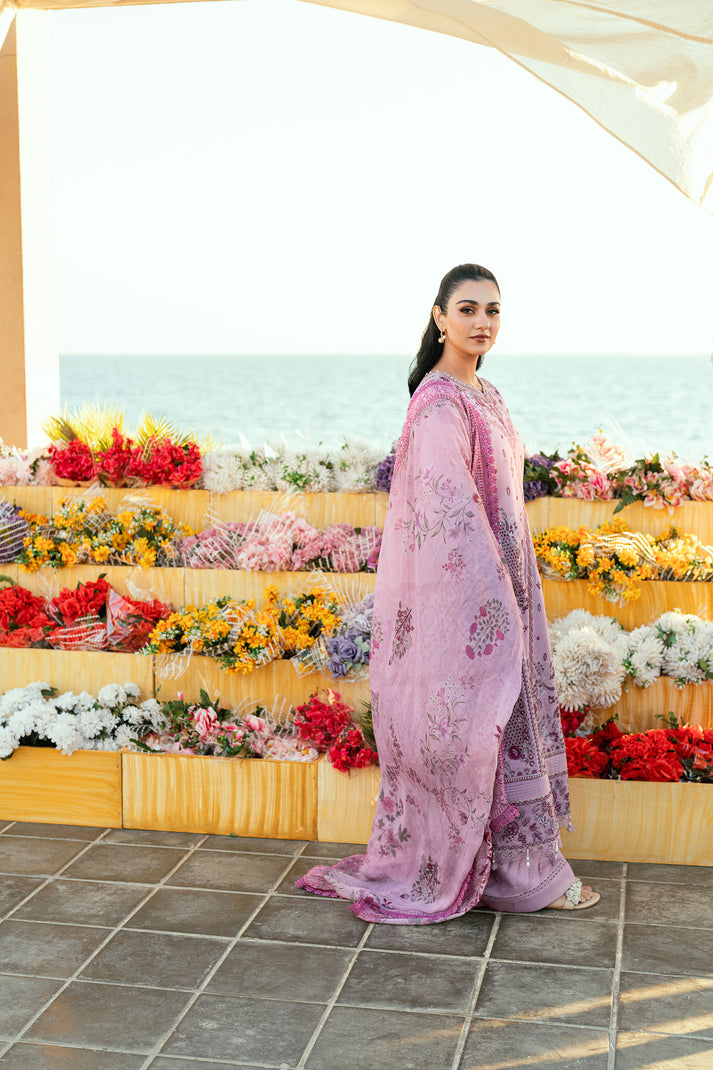 Florent Luxury Embroidered Lawn Unstitched 3Pc Suit FL-08A