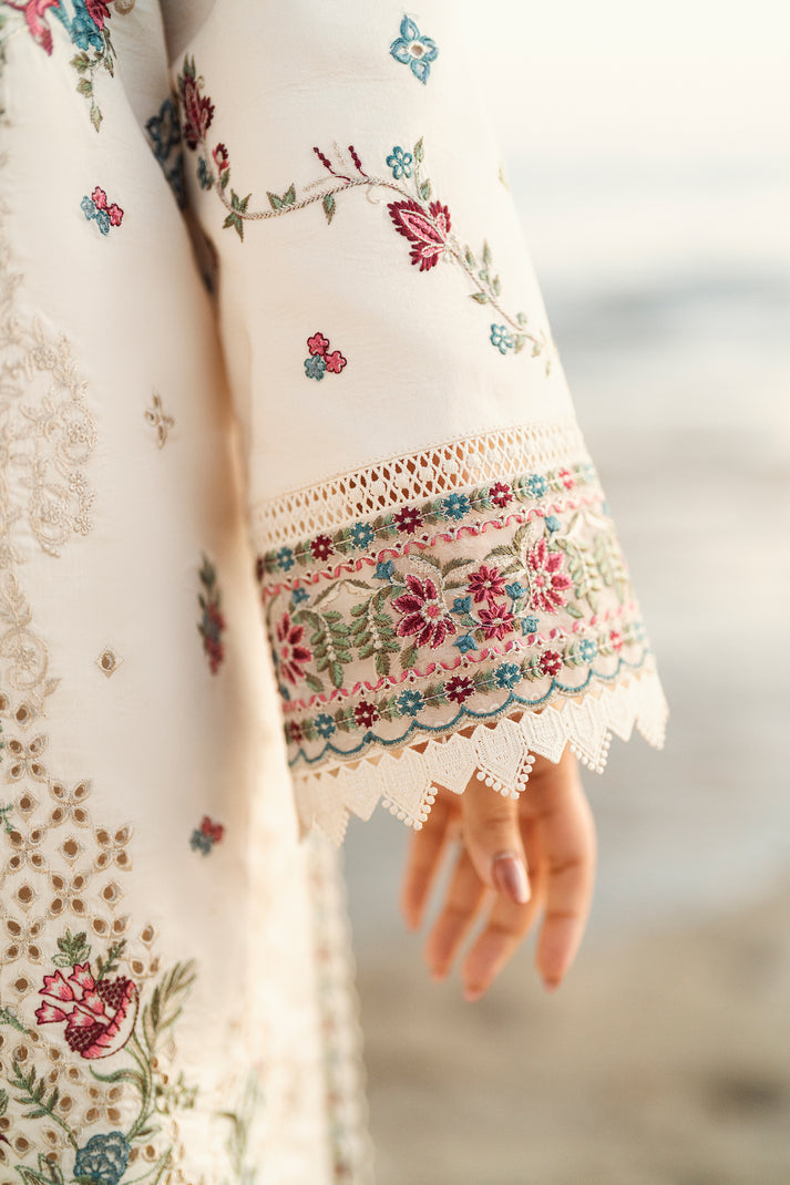 Florent Luxury Embroidered Lawn Unstitched 3Pc Suit FL-09