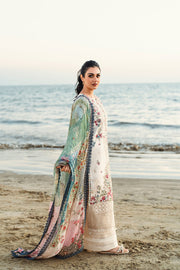 Florent Luxury Embroidered Lawn Unstitched 3Pc Suit FL-09