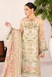 Baroque Chantelle Embroidered Net 3 Piece Suit BQC-06 FALL LIGHT-4