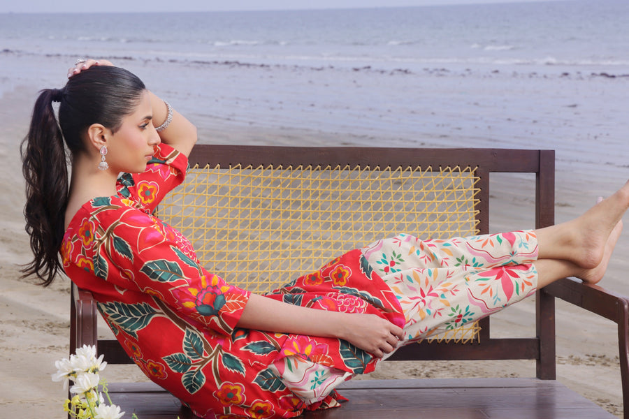 Feathers Whisper Winds Unstitched Printed Lawn 2Pc Suit FLAMYN-FT512