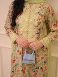 Faiza Faisal Signature Pret Dyed Embroidered Thai Silk 3Pc Suit - FLORA