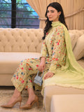 Faiza Faisal Signature Pret Dyed Embroidered Thai Silk 3Pc Suit - FLORA