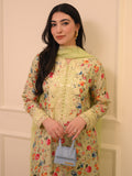 Faiza Faisal Signature Pret Dyed Embroidered Thai Silk 3Pc Suit - FLORA