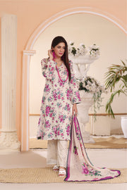 Feathers Chiragh Unstitched Digital Printed Lawn 3Pc Suit FLORA-FT225