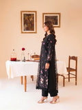 Faiza Faisal FNF Prints Unstitched Lawn 3Pc Suit - FLORAL NOIR