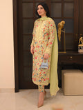 Faiza Faisal Signature Pret Dyed Embroidered Thai Silk 3Pc Suit - FLORA