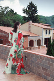 Feathers Stillness In Bloom Unstitched Printed Lawn 3Pc Suit FLORESSA-FT530