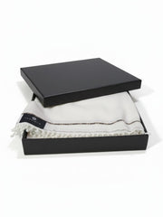 Fabrieco Men's Premium Angoora Shawl for Winter FM00145 White