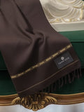 Fabrieco Men's Premium Angoora Shawl for Winter FM00148 Chocolate