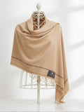 Fabrieco Men's Premium Pashmina Shawl for Winter FM00153 Beige