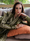Faiza Faisal Dastaan Embroidered Khaddar Unstitched 3Pc Suit - SIENNA