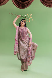 Zync by Florent PrintKaari Embroidered Lawn Unstitched 3Pc Suit FPK-2A