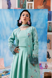 Zync by Florent PrintKaari Embroidered Lawn Unstitched 3Pc Suit FPK-5B