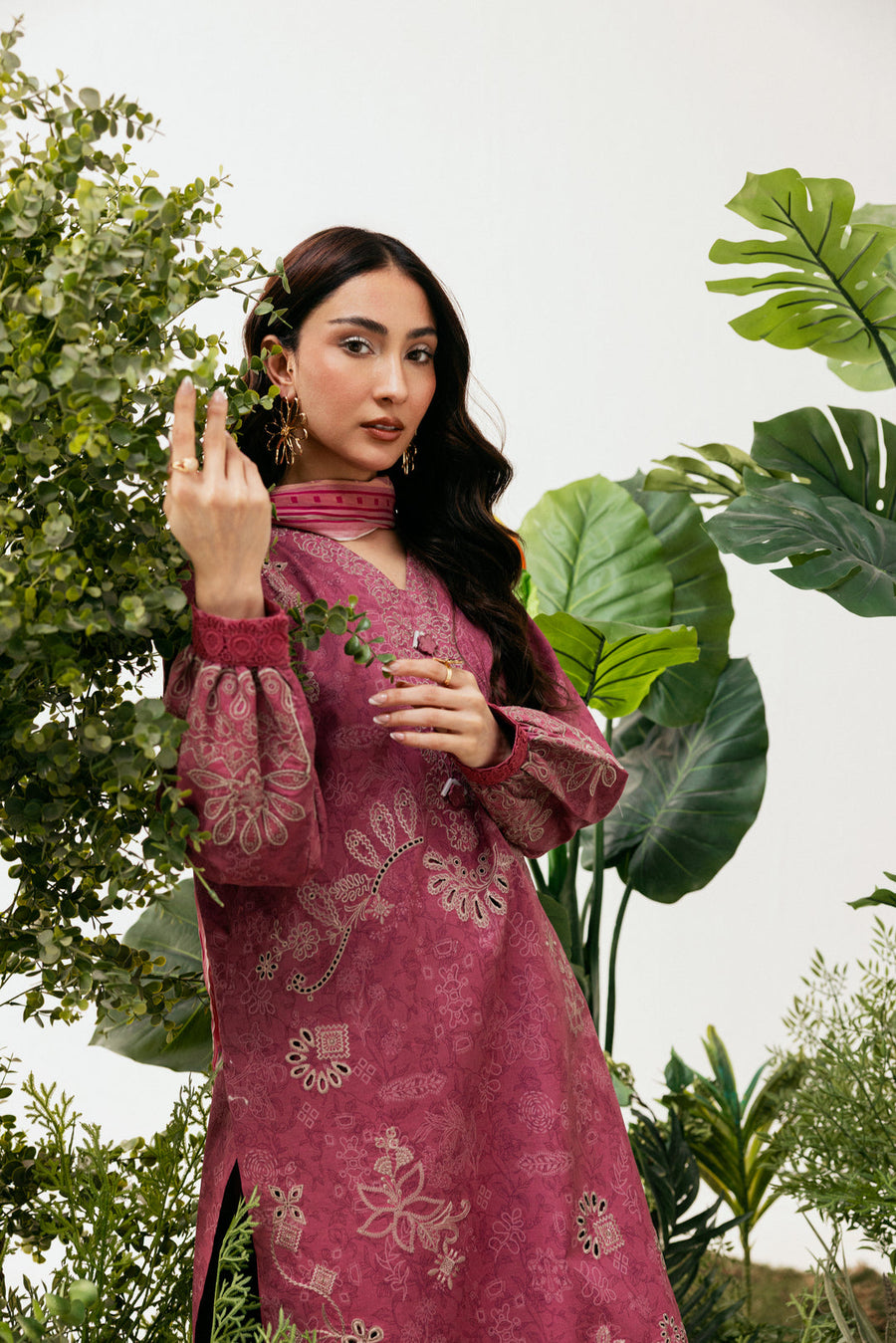 Zync by Florent PrintKaari Embroidered Lawn Unstitched 3Pc Suit FPK-6B