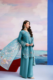 Zync by Florent PrintKaari Embroidered Lawn Unstitched 3Pc Suit FPK-7A