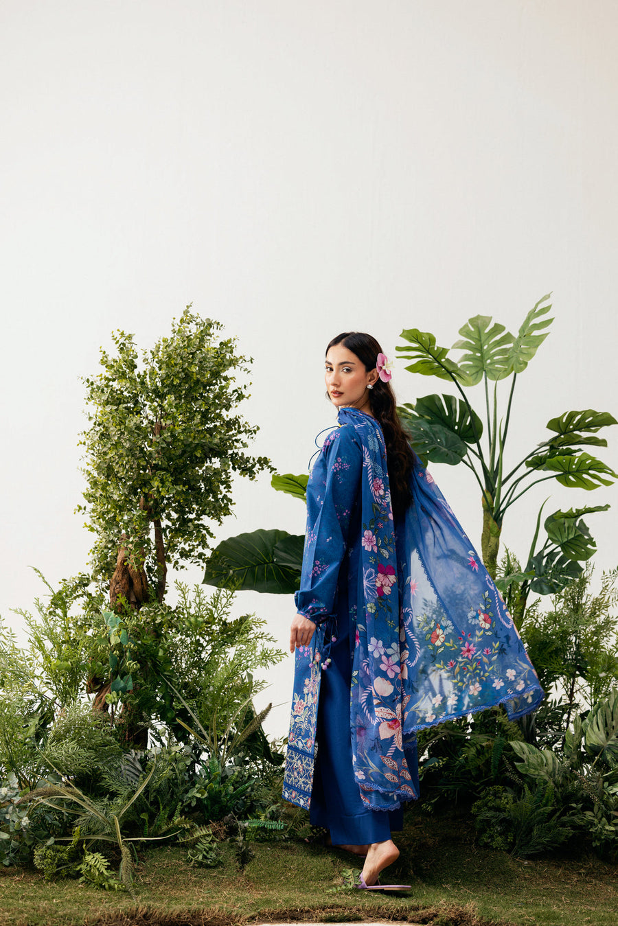 Zync by Florent PrintKaari Embroidered Lawn Unstitched 3Pc Suit FPK-8A