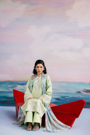 Zync by Florent PrintKaari Embroidered Lawn Unstitched 3Pc Suit FPK-8B