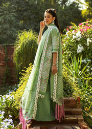 Sadaf Fawad Khan Siraa Embroidered Lawn Unstitched 3Pc Suit D07-A FRENCH HEART