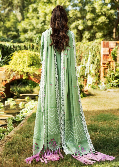 Sadaf Fawad Khan Siraa Embroidered Lawn Unstitched 3Pc Suit D07-A FRENCH HEART