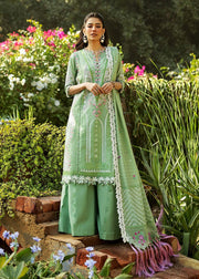 Sadaf Fawad Khan Siraa Embroidered Lawn Unstitched 3Pc Suit D07-A FRENCH HEART