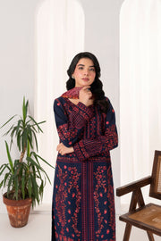 Feathers Fully Embroidered Dhanak Unstitched 3Pc Suit FRORE-FT551