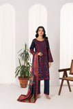 Feathers Fully Embroidered Dhanak Unstitched 3Pc Suit FRORE-FT551