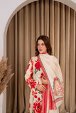 Feathers Digital Printed Khaddar Unstitched 3Pc Suit FROVEN-FT593
