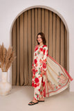 Feathers Digital Printed Khaddar Unstitched 3Pc Suit FROVEN-FT593