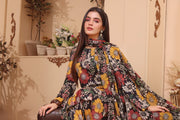 Feathers Unstitched Digital Printed Premium Lawn 3Pc Suit SITAR-FT105