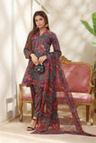 Feathers Unstitched Digital Printed Premium Lawn 3Pc Suit ISABELLA-FT114