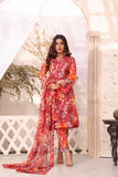 Feathers Unstitched Digital Printed Premium Lawn 3Pc Suit MALEEHA-FT187